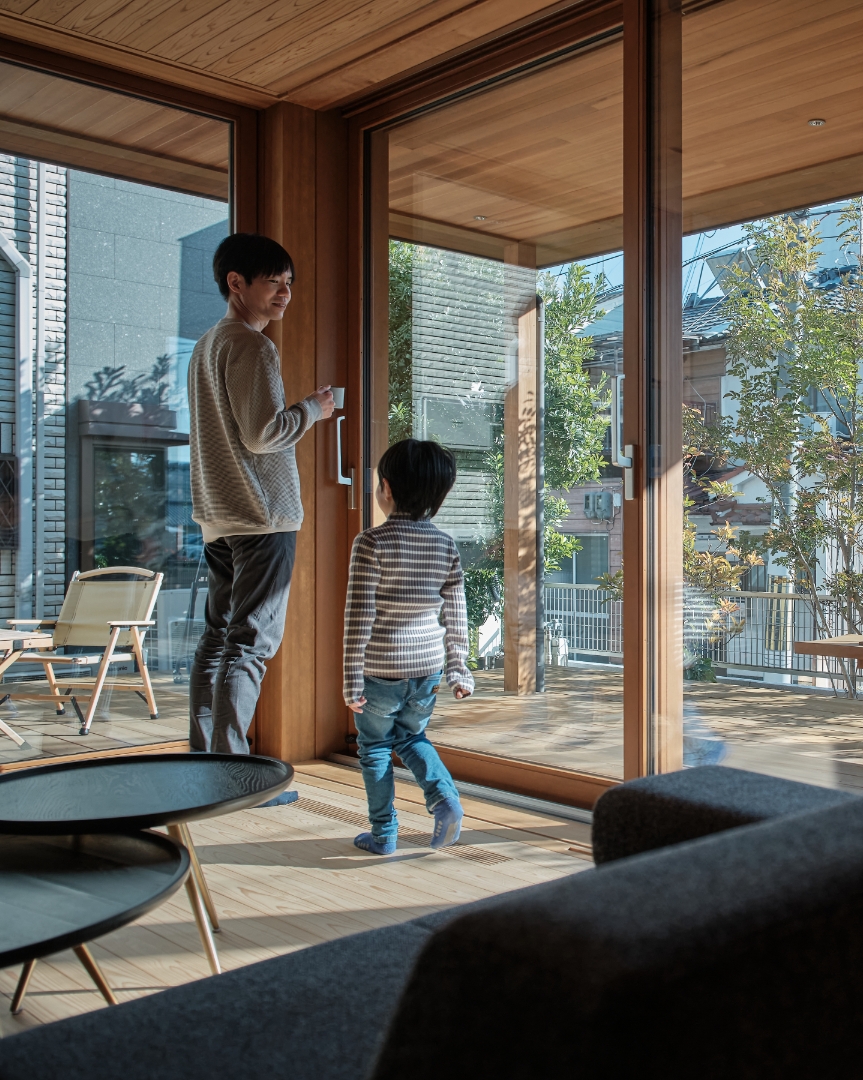 デザオ建設WEBサイトメニュー