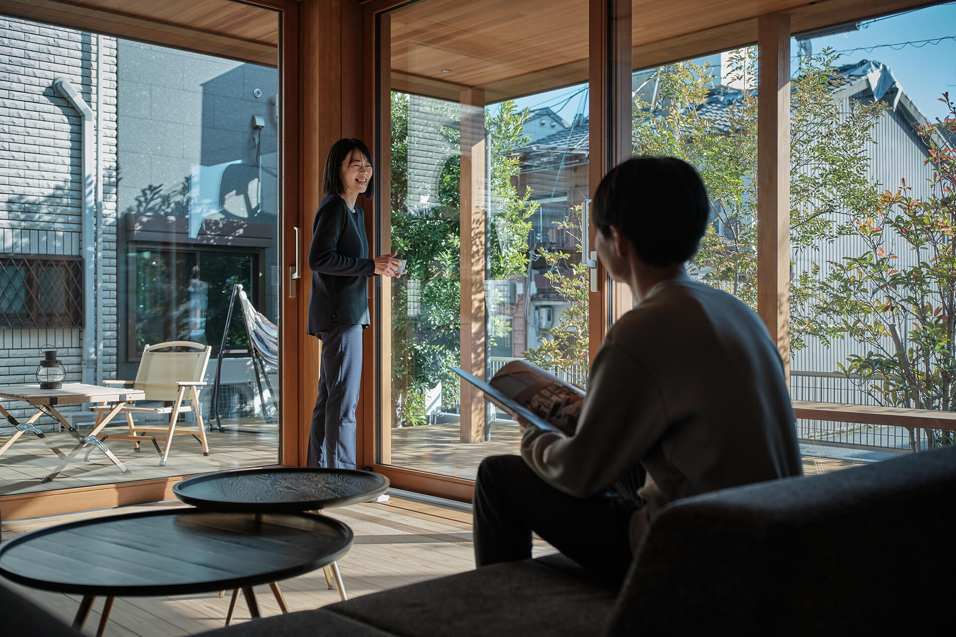 四季を感じるリビング