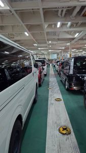 車と一緒にフェリー旅