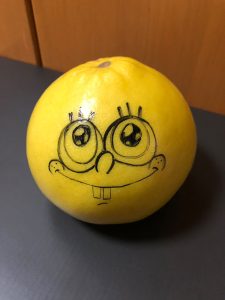 いただきものに落書き