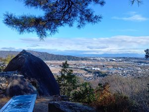 三雲城跡より城下風景