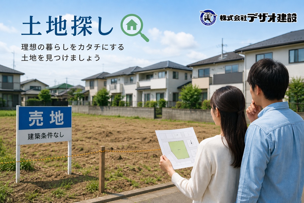 土地探しから始める注文住宅
