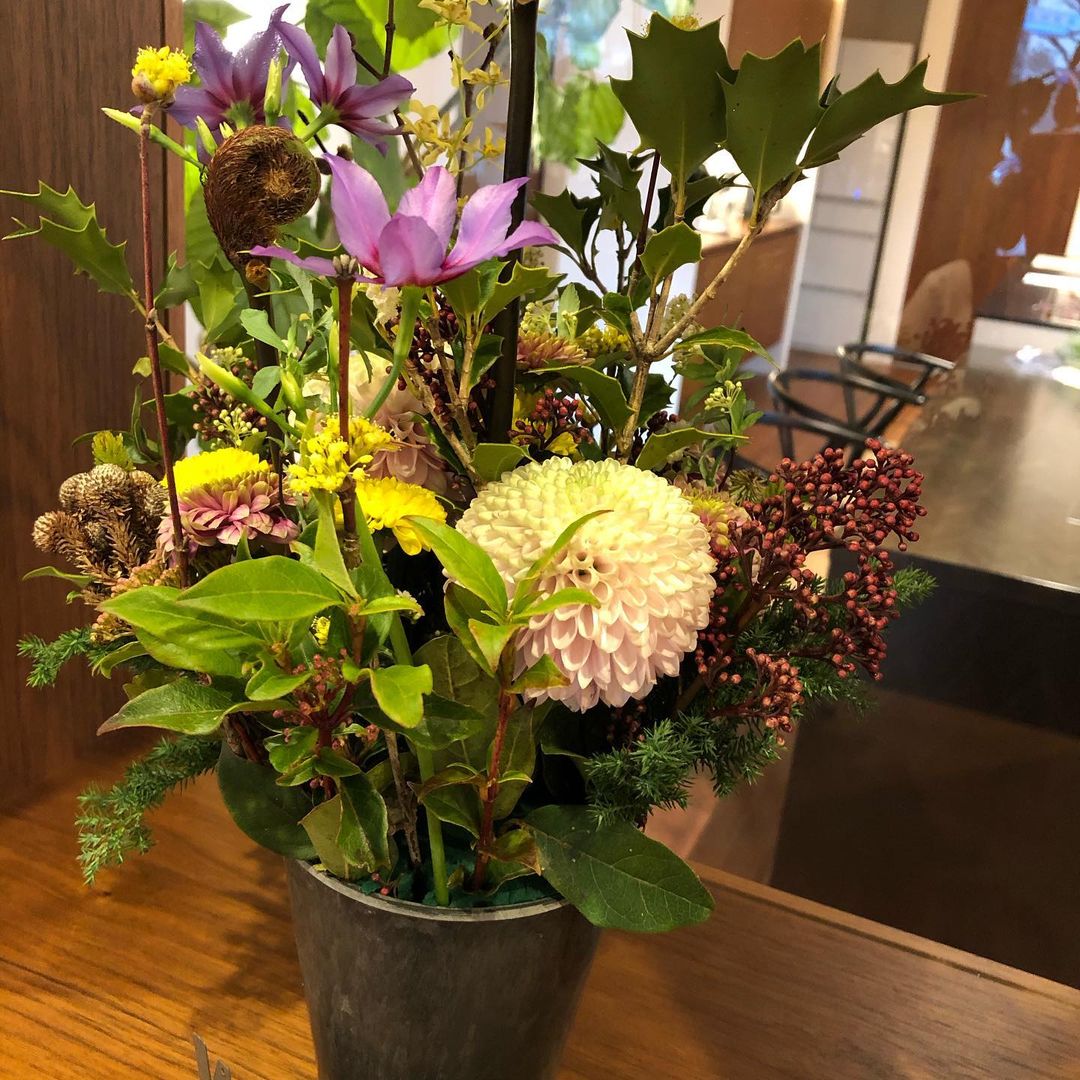 節分の花・裏