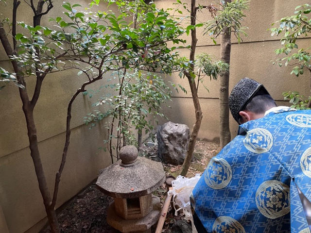 デザオ建設　株式会社デザオ建設　八大神社　地鎮祭　式典