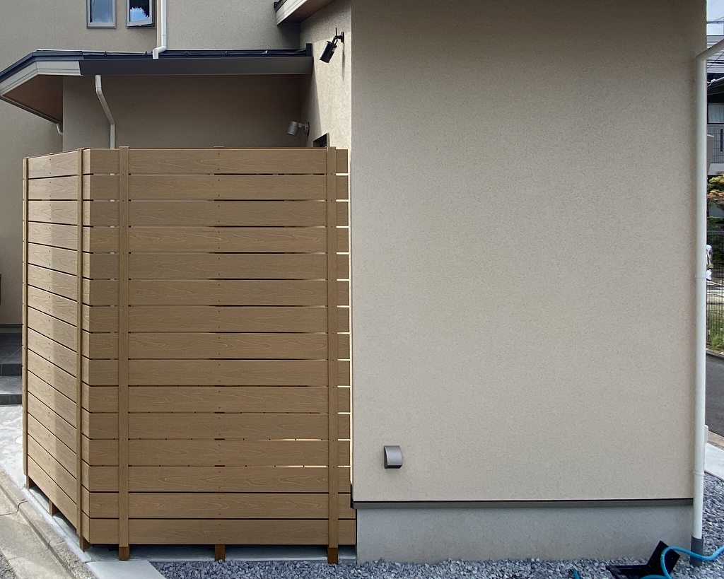 物干しスペース外観