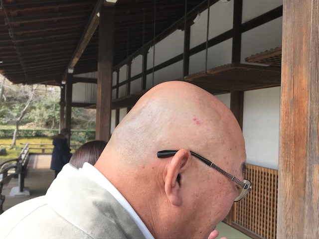 天龍寺お坊さん