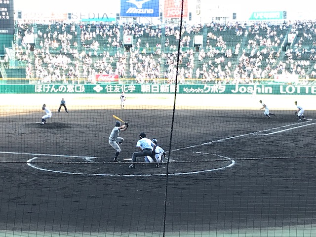 デザオ建設　甲子園　高校野球　立命館宇治
