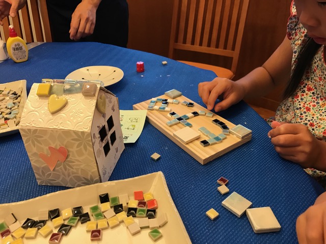 ルームプレート作成中