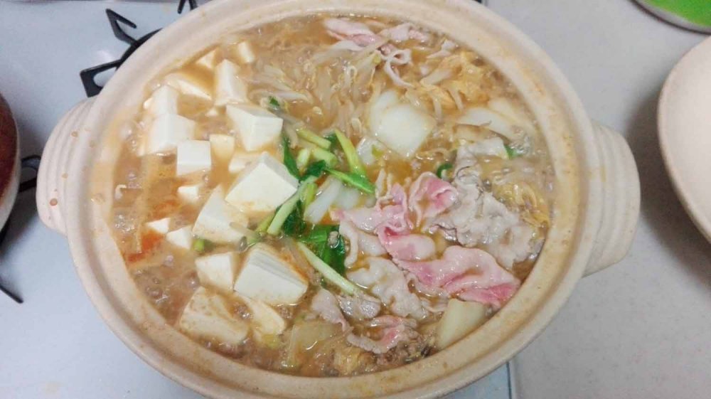 ゴマ味噌鍋
