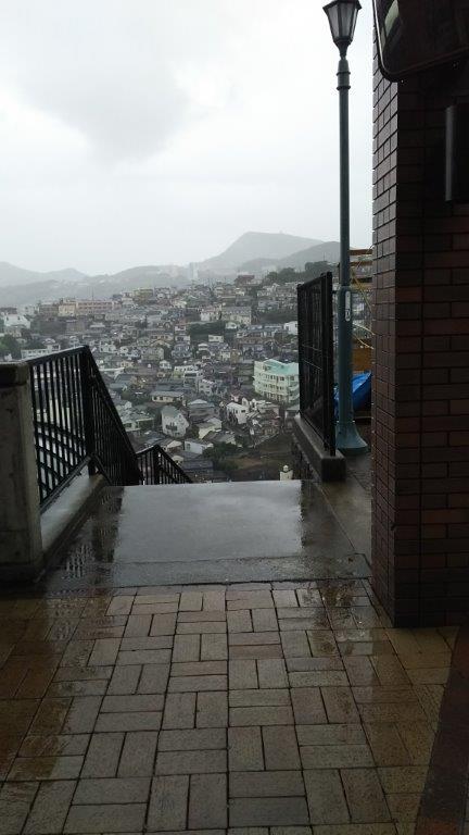 上から撮った長崎市内